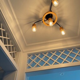 Wooden Farmhouse Chandelier Kitchen Lighting Dining Room Ceiling Light - thumbnail 2