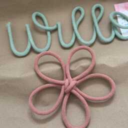 Flower Wall, Daisy Flower Signs For Girls Room, Wall Art Decor, Soft Wire Art, Wildflower Sign - thumbnail 3