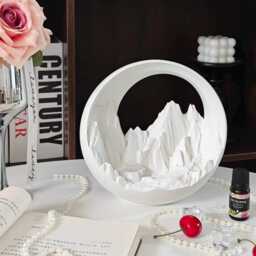 Gypsum Castle Diffuser Lamp, Aromatherapy Led Desk Light - thumbnail 3