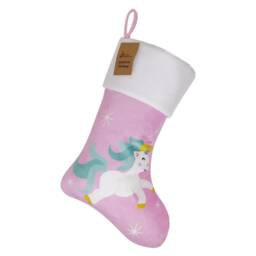 Personalised Christmas Stocking, Personalized Gift, Personalized Stocking, Pink Unicorn - thumbnail 2