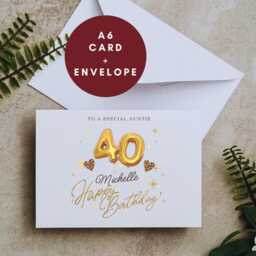 Auntie 40Th Birthday Candle Gift Set Box Card Gifts B - thumbnail 3