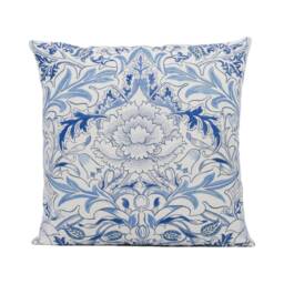 William Morris - Simply Severn Woad Elegant Floral Damask Designer Cushion Cover Handmade Throw Pillow Luxury Home Decor - thumbnail 2
