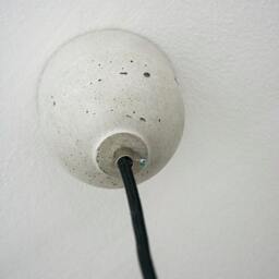Concrete Pendant Lamp - Modern Industrial Light in Cement - thumbnail 3