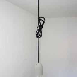 Concrete Pendant Lamp - Modern Industrial Light in Cement - thumbnail 2