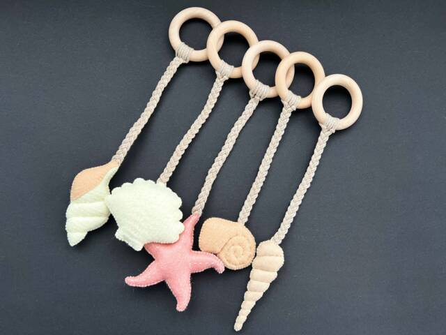 Ocean Play Gym Toys Set Hanging Nautical Activity Centre Accessory - image 1