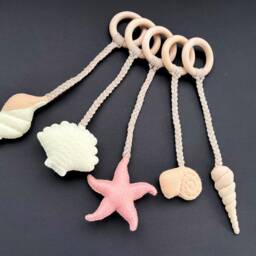Ocean Play Gym Toys Set Hanging Nautical Activity Centre Accessory - thumbnail 2