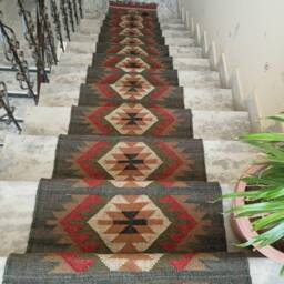 Kilim Runner Rug, Bedside Runner, Navajo Trible Modern Interior, Home D??cor Anti Slipery Handmade Stairs - thumbnail 3