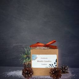 Large Christmas Candle, Christmas Candle Gift, Festive Spice Gift For Women, Scented Winter Candle, Jar - thumbnail 3