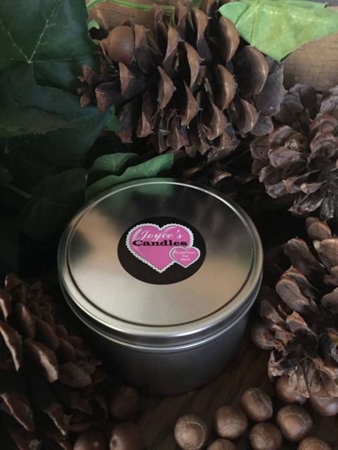 Handmade White Cake, Birthday Wedding Cake 16 Oz Soy Candle in Metal Tin - image 1