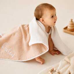 Baby Blanket With Name, Personalized Blankets For Baby Shower Gift, Newborn Gifts, Stroller Personalised Girl Gift - thumbnail 2