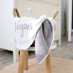 Baby Blanket With Name, Personalized Blankets For Baby Shower Gift, Newborn Gifts, Stroller Personalised Girl Gift - thumbnail 3