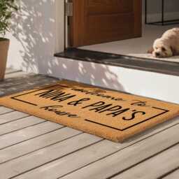 Custom Grandparents Household Name Welcome Mat - thumbnail 2