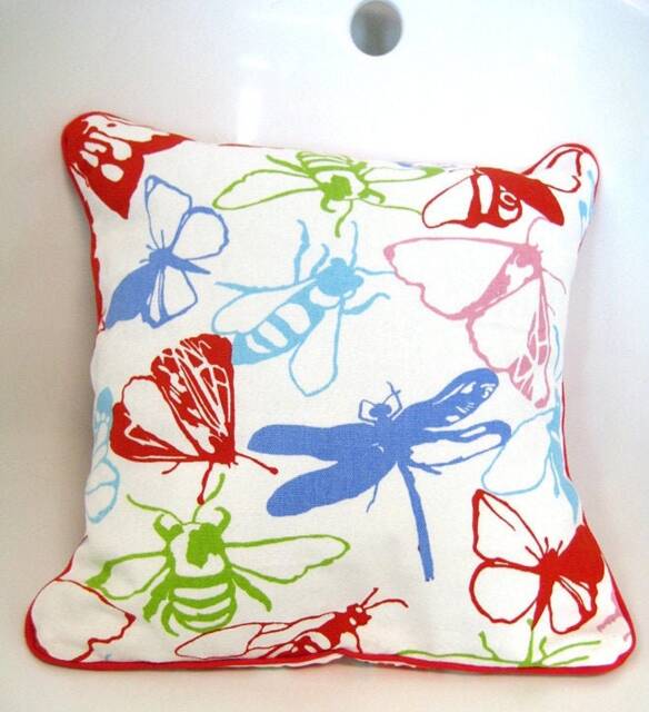 Butterfly & Friends - Insects Scatter Cushion/Throw Pillows - image 1