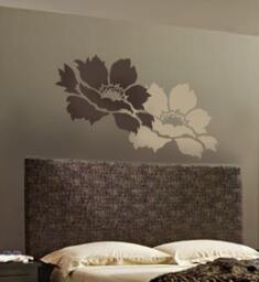 Tree Peony Flower Wall Art Stencil - Wall Art Stencils Easy To Use Stencils For A Quick Room Update Floral Walls - thumbnail 2