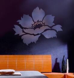 Tree Peony Flower Wall Art Stencil - Wall Art Stencils Easy To Use Stencils For A Quick Room Update Floral Walls - thumbnail 3