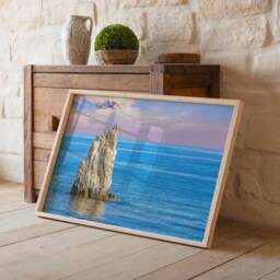 Sea Stack Photography Print - Coastal Ocean Wall Art Poster Seaside Home Decor - thumbnail 3