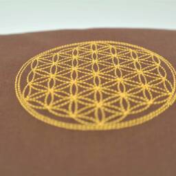 Energy Pillow Brown With The Flower Of Life - thumbnail 2