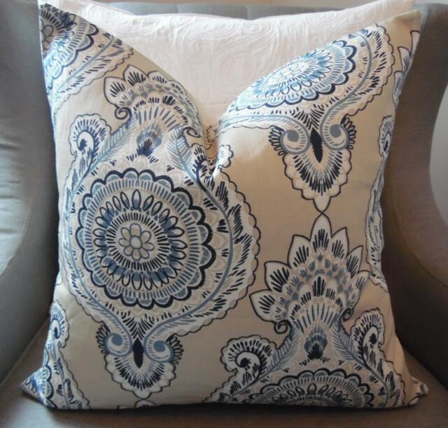 Linen Blend.naturals.blues.pillow Covers.slipcovers.toss Pillow.accent Pillow.throw Pillows.home Decor.farmhouse Toss Pillows - image 1