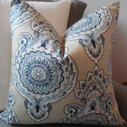 Linen Blend.naturals.blues.pillow Covers.slipcovers.toss Pillow.accent Pillow.throw Pillows.home Decor.farmhouse Toss Pillows - thumbnail 2