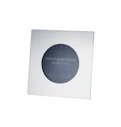 Plain Square Pewter Photo Frame 4x4, Handcrafted Picture Frame, Minimalist Engravable Decor