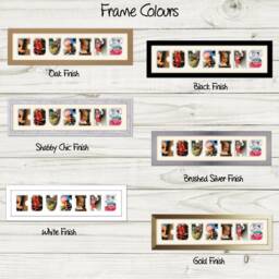 Cousins Photo Frame Word Name Special Gift - 1272 By Photos in A Word - thumbnail 3