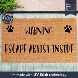 Customizable Pet Doormat, A Perfect Gift For Owners, Pawsome Welcoming, Doormat Clean & Cute Entrance, Dog Cat Rug - thumbnail 3