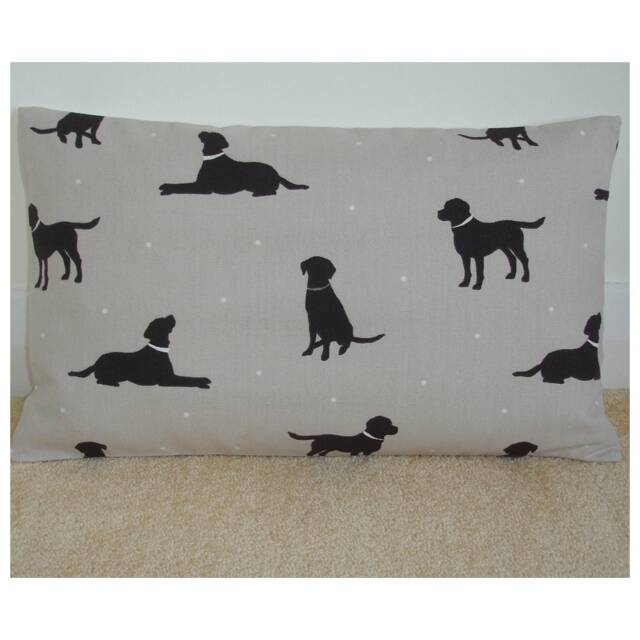 Labrador Pillow Cover Brown Oblong Dog Cushion Case Sham Chocolate Lab 12x16 12x20 16x24 20x26 Standard Bolster