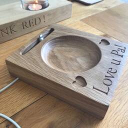 Phone Holder With Change Bowl - thumbnail 2