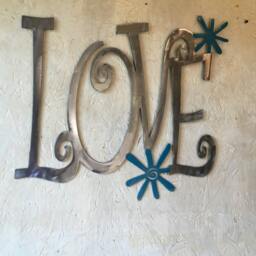 Love Flower Power. Decor. Wall Art. Love. Home. Flower. Gift. Housewarming. Her - thumbnail 2