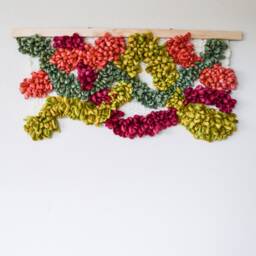 Tapestry- Woven Wall Hanging- Modern Weaving- Fiber Art- Fabric Contemporary Fiber Living Room Art - thumbnail 2