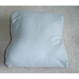 Tempur Original Travel Pillow Cover Only Small 25x31cm Case Neck Orthopaedic Cushion Light Grey Pillowcase Plain Block Solid Pale Colour - thumbnail 3