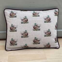 Mallard Duck Game Birds Linen Cushion Cover Country Animals Home Decor - thumbnail 3