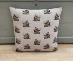 Mallard Duck Game Birds Linen Cushion Cover Country Animals Home Decor - thumbnail 1