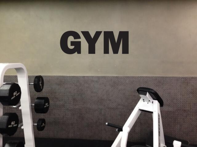 Gym Wall Art Decal, 10 Fonts To Choose From, 30 - image 1