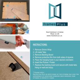 A4 Picture Photo Frame Modern Flat Box Moulding Hang Or Stand in Both Portrait & Landscape Orientation Wood Effect Fnb.a4 - thumbnail 2