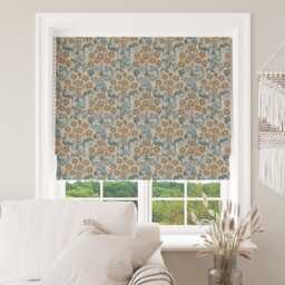 Custom Made To Measure Roman Blind Shade William Morris Orchid Tourmaline Hand Crafted