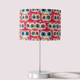 Pink Cat Lampshade Drum Lamp Shade - Cats Shade, Kittens, Decor, Ceiling Lamp, Table 25cm 30cm 35cm 40cm 45cm - thumbnail 2