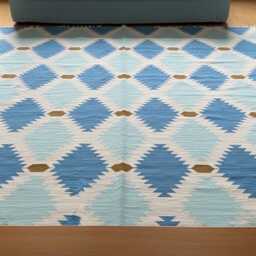 Handmade Swedish Kilim Rug Custom Scandinavian Wool Rug, Boho Minimalist Decor Bedroom Carpet - thumbnail 2