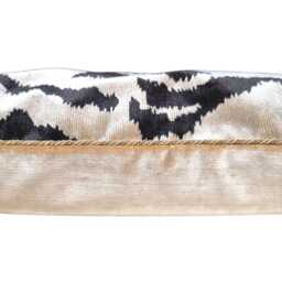 Decorative Pillow Case Sand Velvet Luigi Bevilacqua Fabric Tigre Pattern - Made in Italy - thumbnail 2