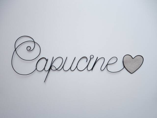 Customizable Wire Name, First Name With Star, Writing, Wall Decoration, Children's Room Decoration - image 1