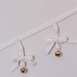 Handmade Velvet Elegance Jingle Bell Symphony For Your Christmas Tree Ornament Garland Chain - thumbnail 4