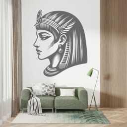 Cleopatra Wall Decal Egyptian Queen Vinyl Room Decor 2696 - thumbnail 2