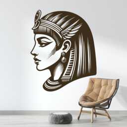 Cleopatra Wall Decal Egyptian Queen Vinyl Room Decor 2696 - thumbnail 1