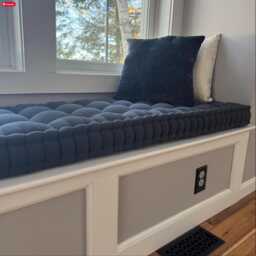 Boho Floor Pillow - Window Seat Cushion Thick Bench For Reading Nook