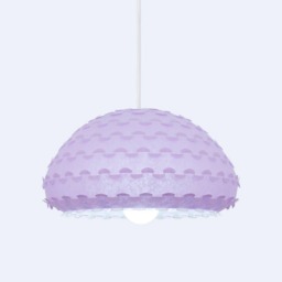 Lavender Colored Modern Pendant Lamp - Kasa L Ceiling Light