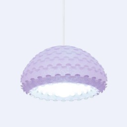 Lavender Colored Modern Pendant Lamp - Kasa L Ceiling Light - thumbnail 3