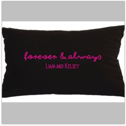 Forever & Always Newly Wed Couples Pillow, Perfect For Bridal Shower, Anniversary Gift, Wedding Or Engagement Gift That Special Someone - thumbnail 2
