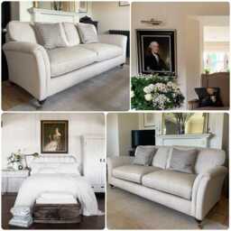 Sofa - Designer Quality Parker Knoll Sofa Natural Rrp2000 Can Deliver - thumbnail 4
