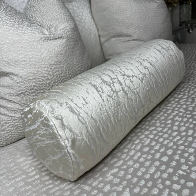 "Luxury Cushion, Champagne Cushion Bolster 16"" X 6" - image 1