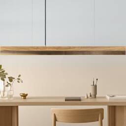 Pendant Lamp - Oak Wood & Walnut Dining Room Gantlights Led - thumbnail 2
